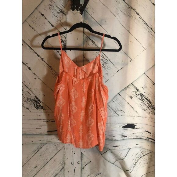 Maurices size xl ex large orange peach boho tank top - Picture 4 of 4